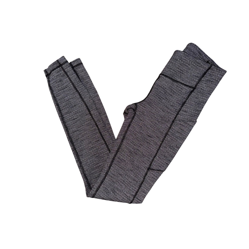 Lululemon Speed Up Tight 28" Size 4 Gray Black Pocket Leggings - Picture 3 of 7